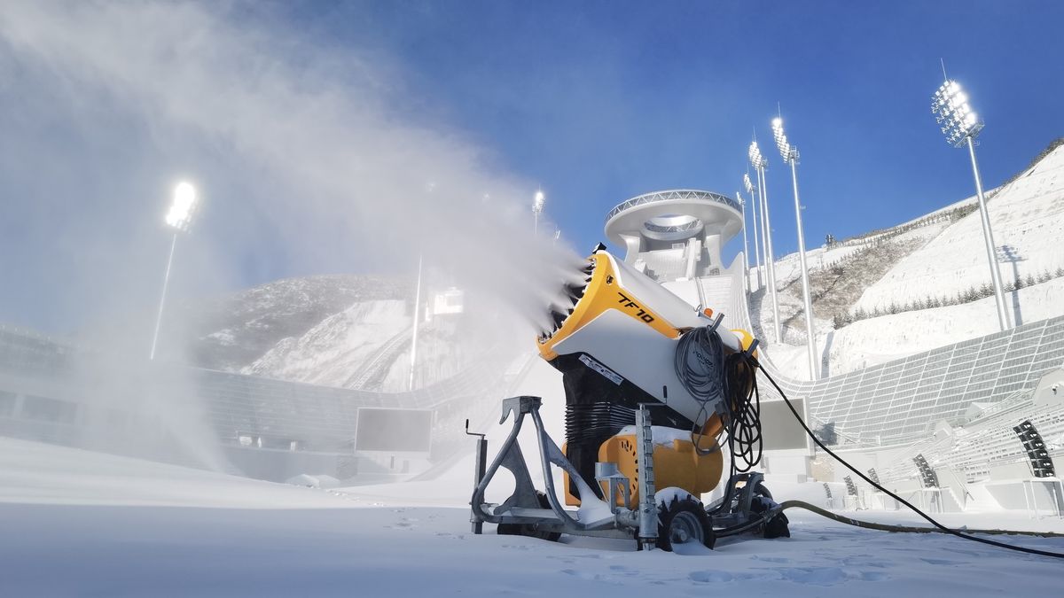 ina ha assunto il numero uno del mondo per avere la neve alle Olimpiadi